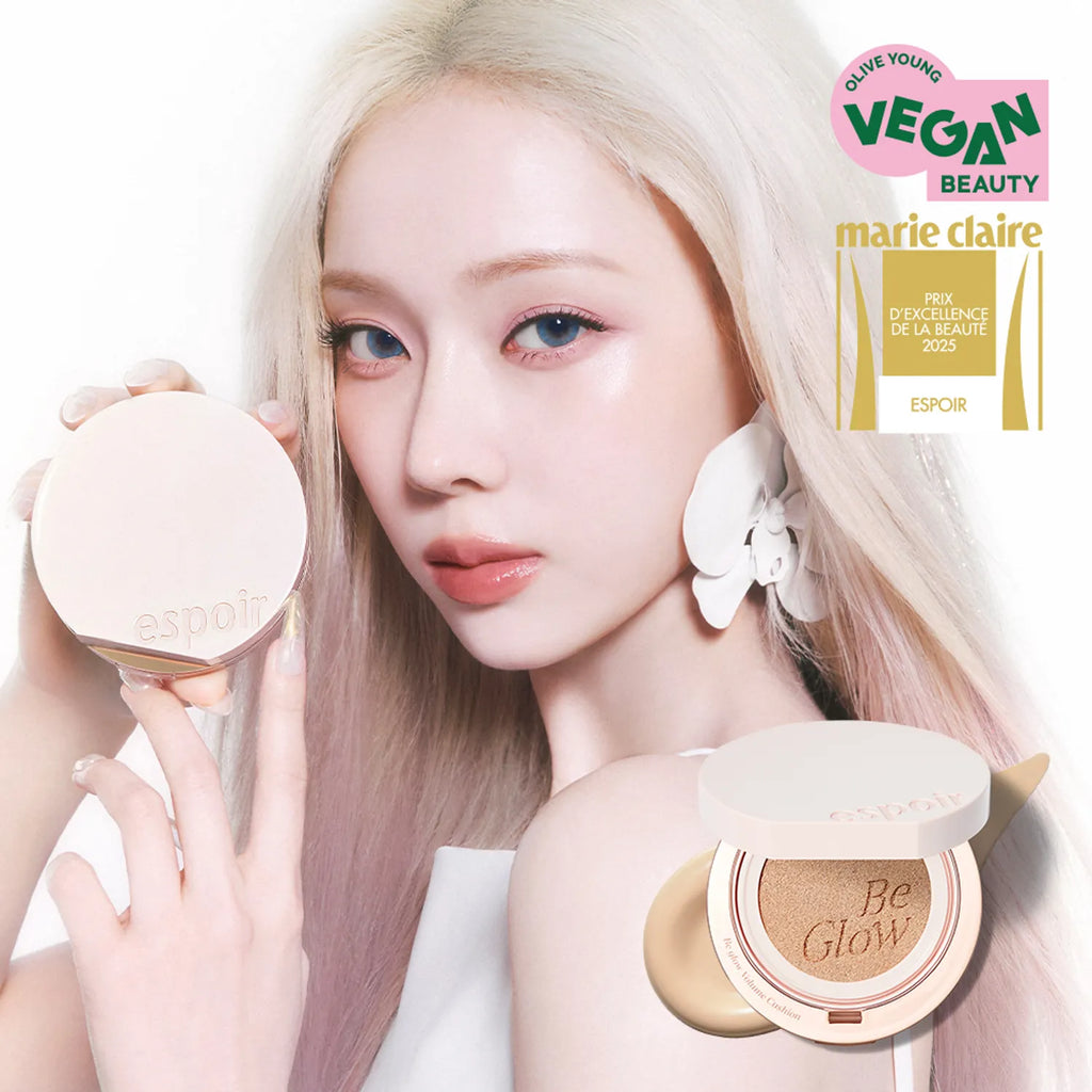 espoir Be Glow Volume Cushion Set (+Refill) (8 Shades)
