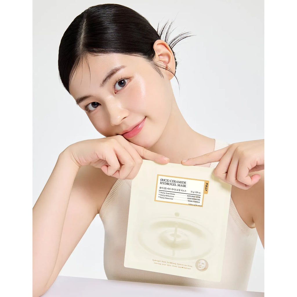 fully Rice Ceramide Hydrogel Mask Sheet 4ea