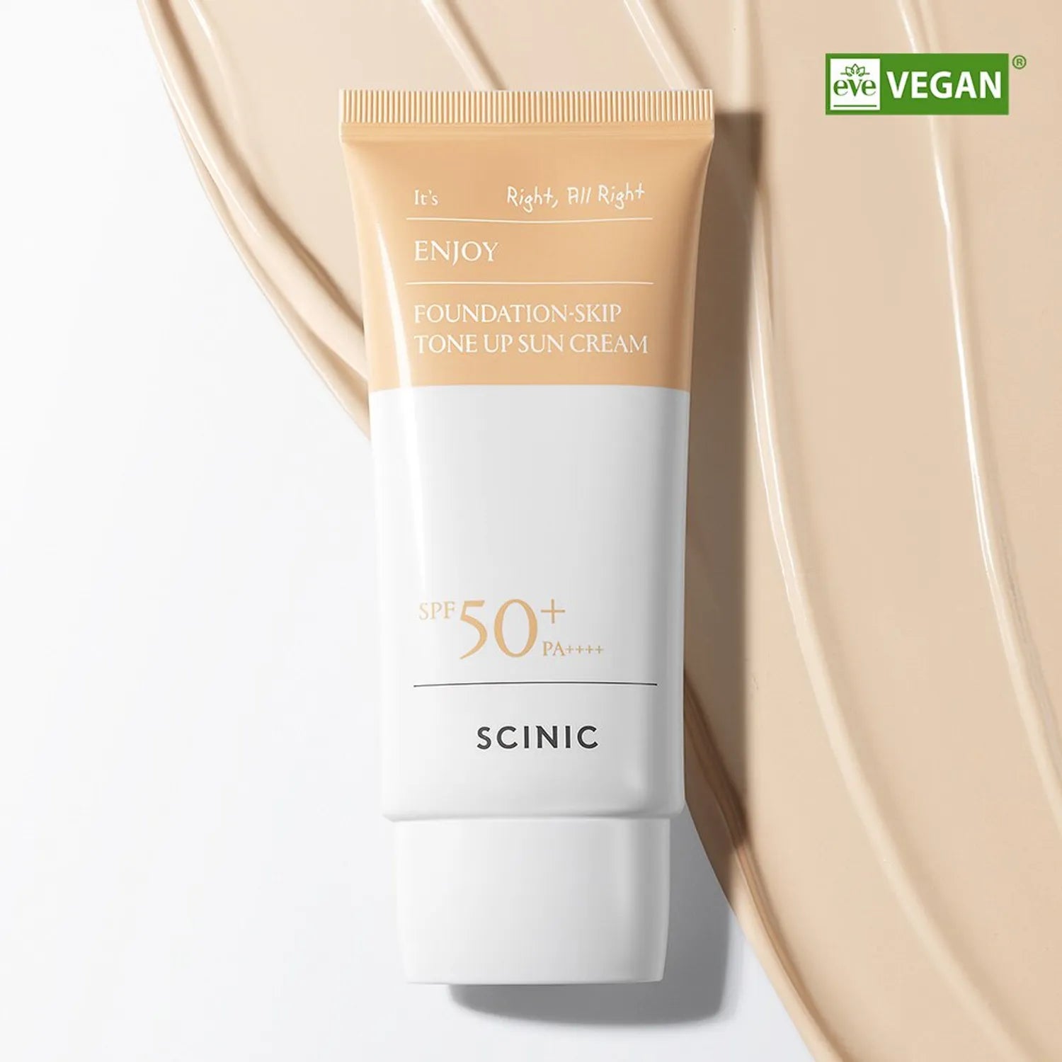 Scinic Enjoy Foundation Skip Tone Up Sun Cream 50g 1+1 Special Set