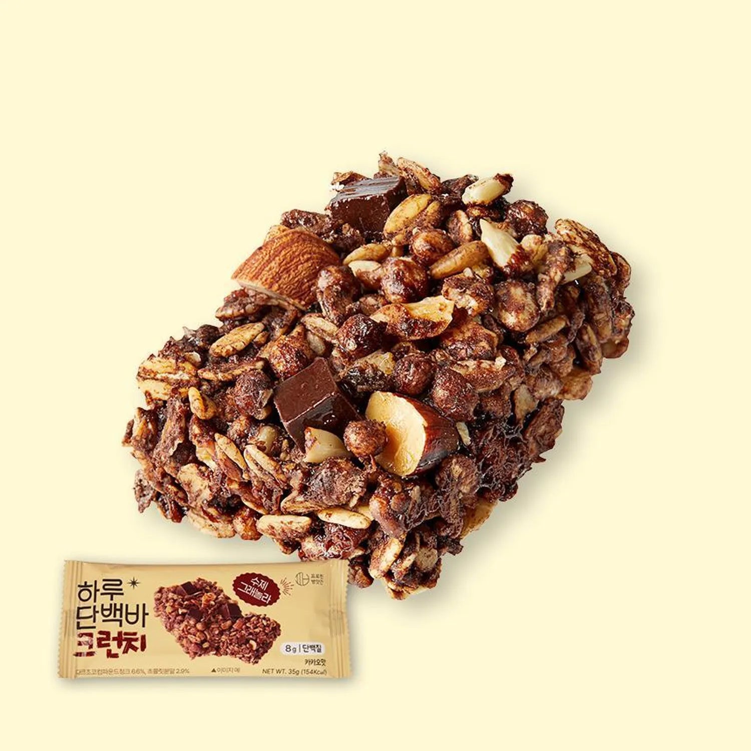 proteinmill Daily Protein Bar Crunchy #Cacao 35g