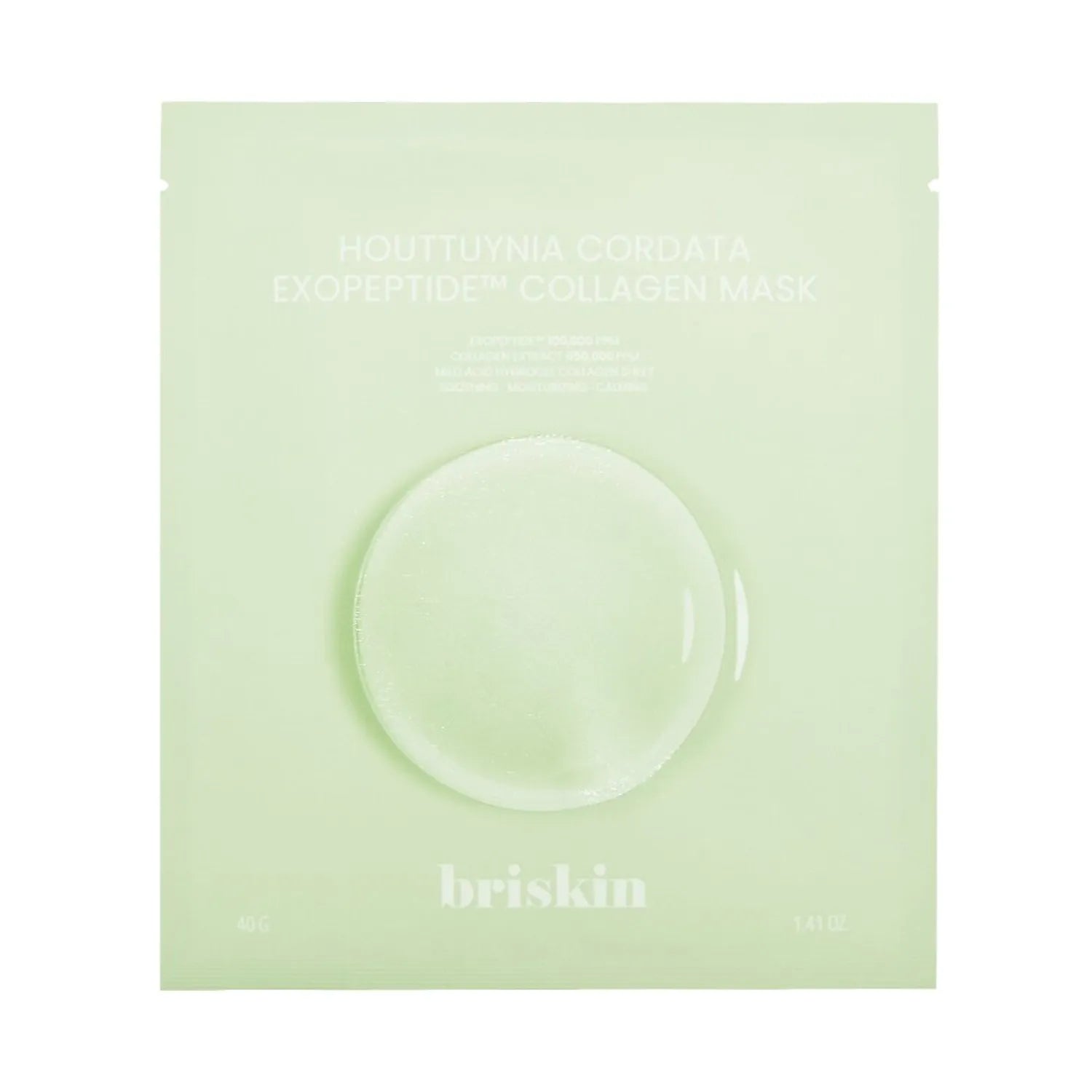 briskin Houttuynia Cordata Exopeptide Collagen Mask Sheet 1P