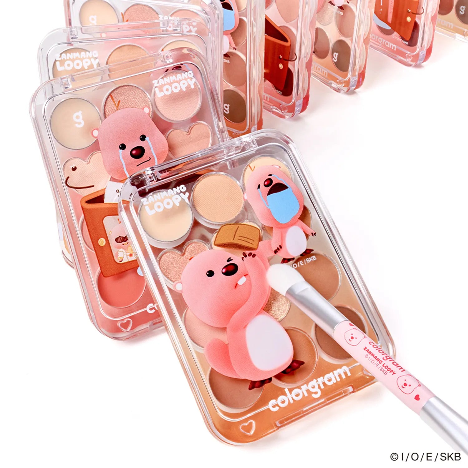 [ZANMANG LOOPY] colorgram Pin Point Eyeshadow Palette (+ZANMANG BRUSH)
