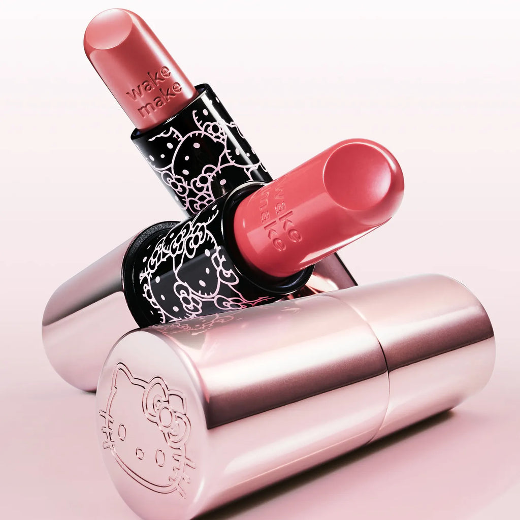 [HELLO KITTY] WAKEMAKE Healthy Glow Balm Stick (Set/Single) (4 Colors)