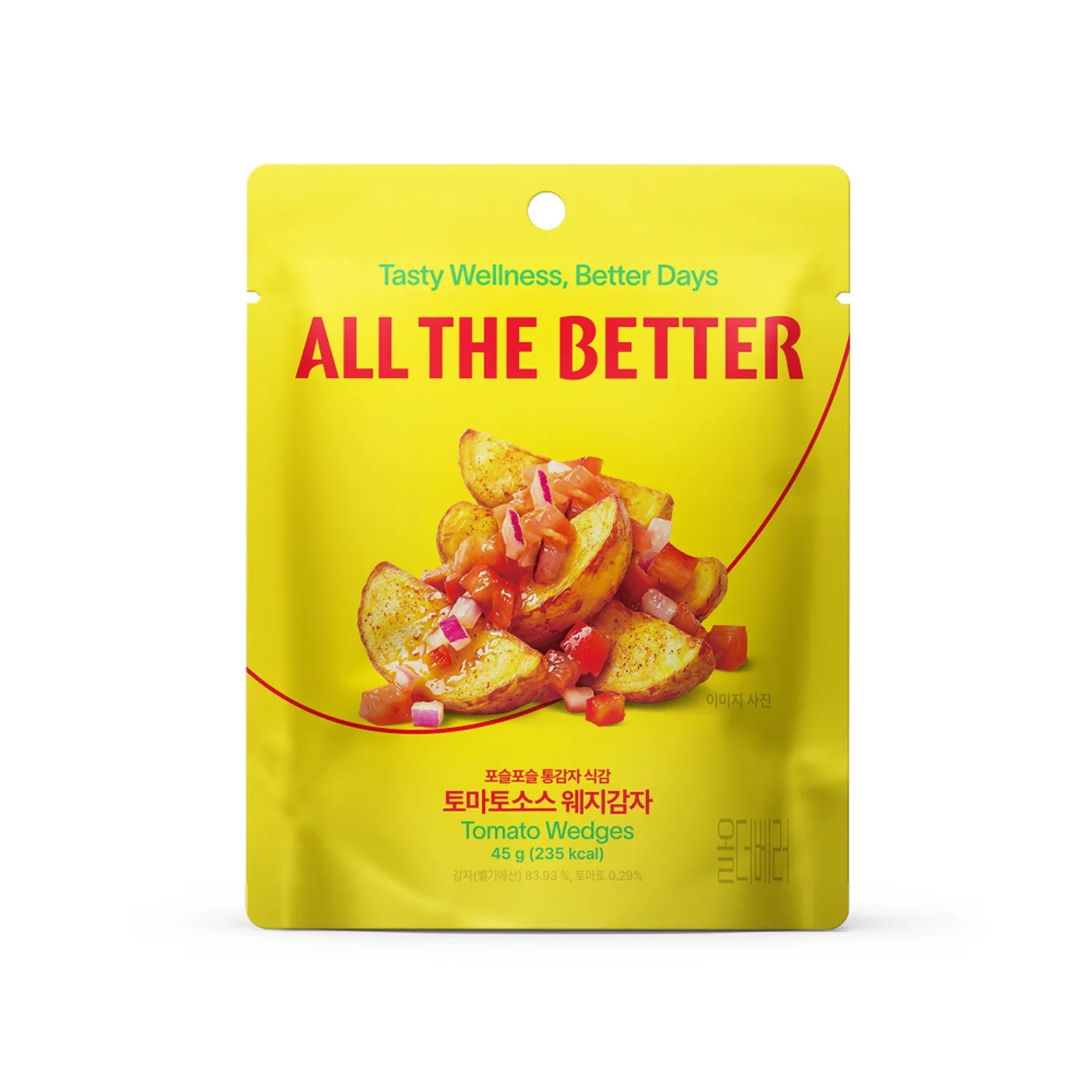 ALL THE BETTER Tomato Sauce Potato Wedges 45g