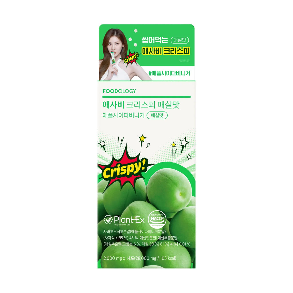 FOODOLOGY Apple Cider Vinegar Crispy #Green Plum 14 Sticks