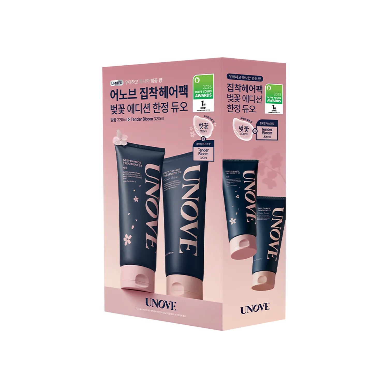 UNOVE Deep Damage Treatment EX 320mL Double Pack (4 Options)