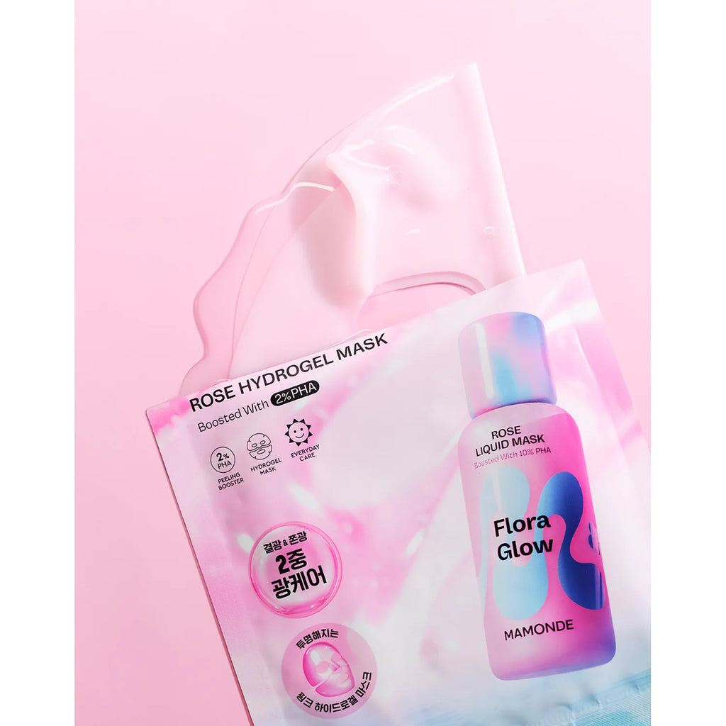 Mamonde Flora Glow Rose Hydrogel Mask Sheet