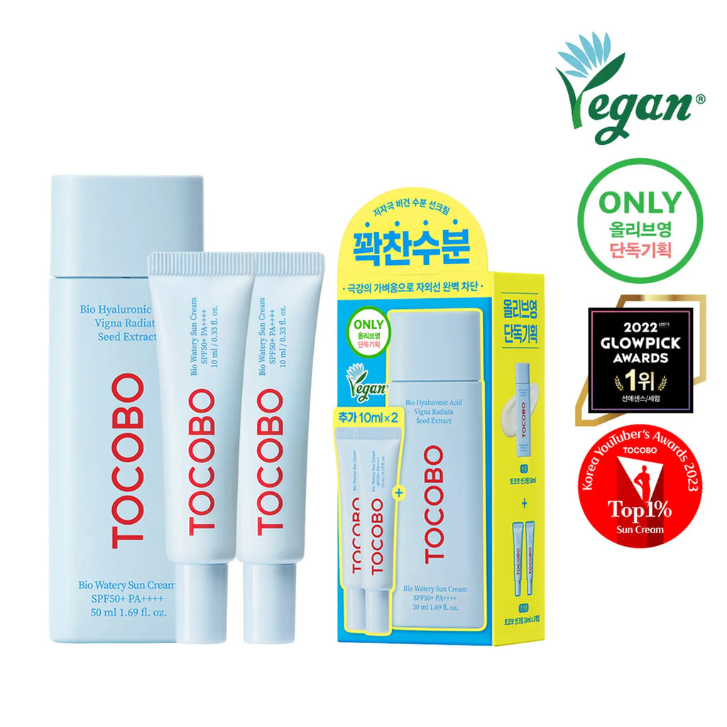 TOCOBO Bio Watery Sun Cream Special Set (50mL+10mL*2ea) SPF50 PA++++