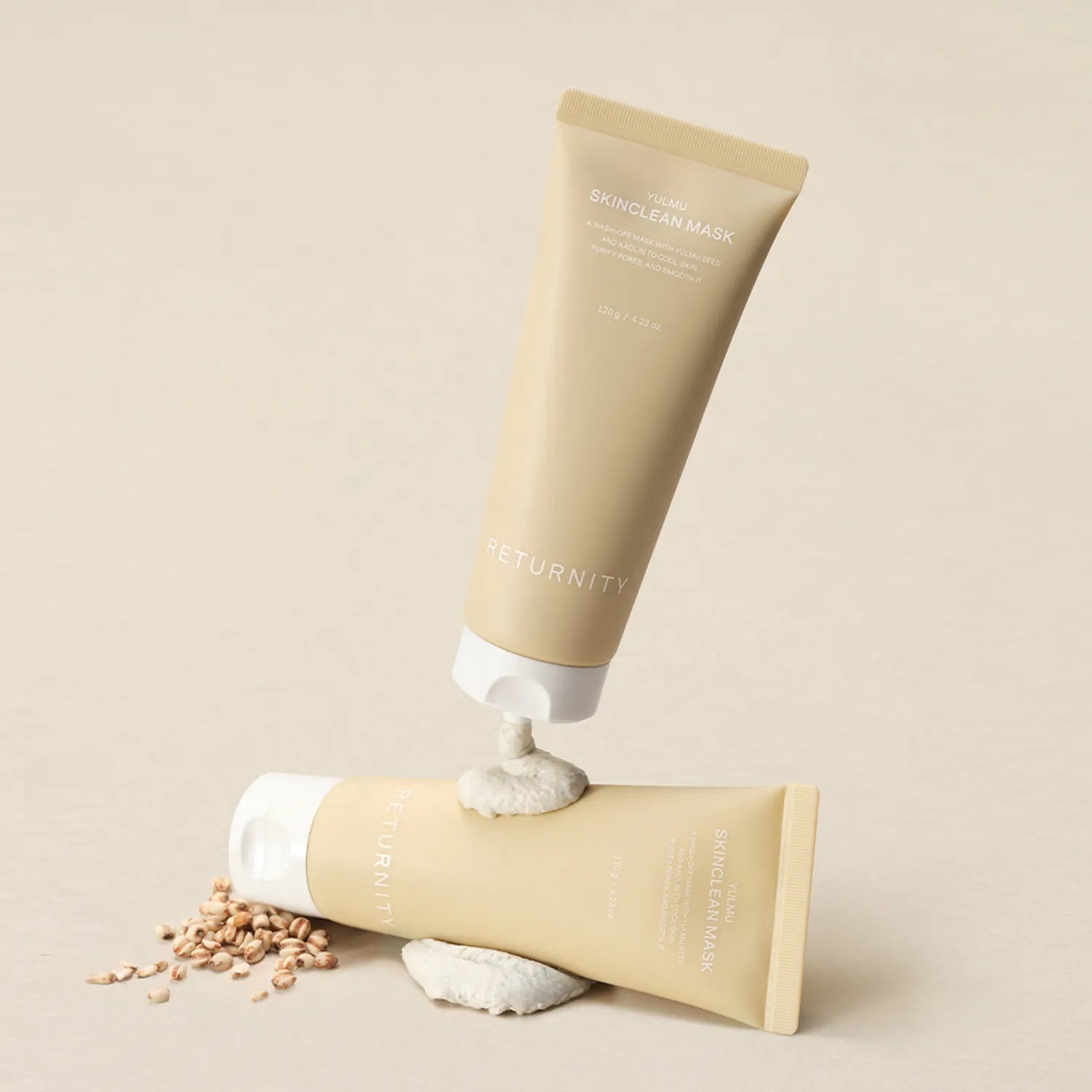 RETURNITY Yulmu Skinclean Mask 120g Set (+Miniature 20g+Spatula)