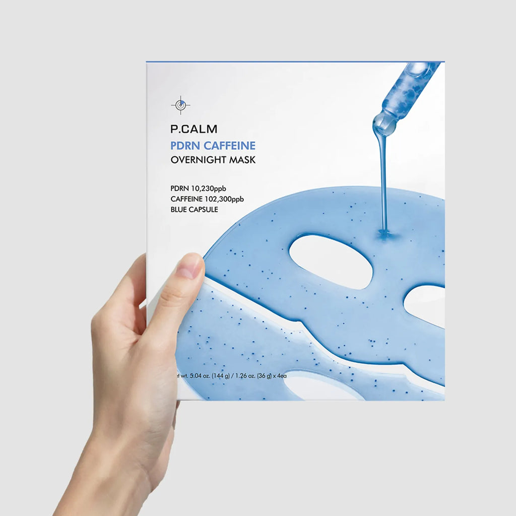 P.CALM PDRN Caffeine Overnight Mask Sheet 4ea
