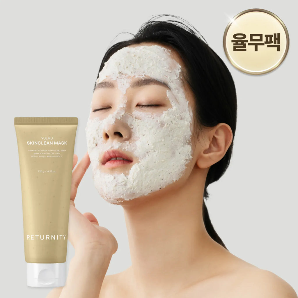 RETURNITY Yulmu Skinclean Mask 120g Set (+Miniature 20g+Spatula)