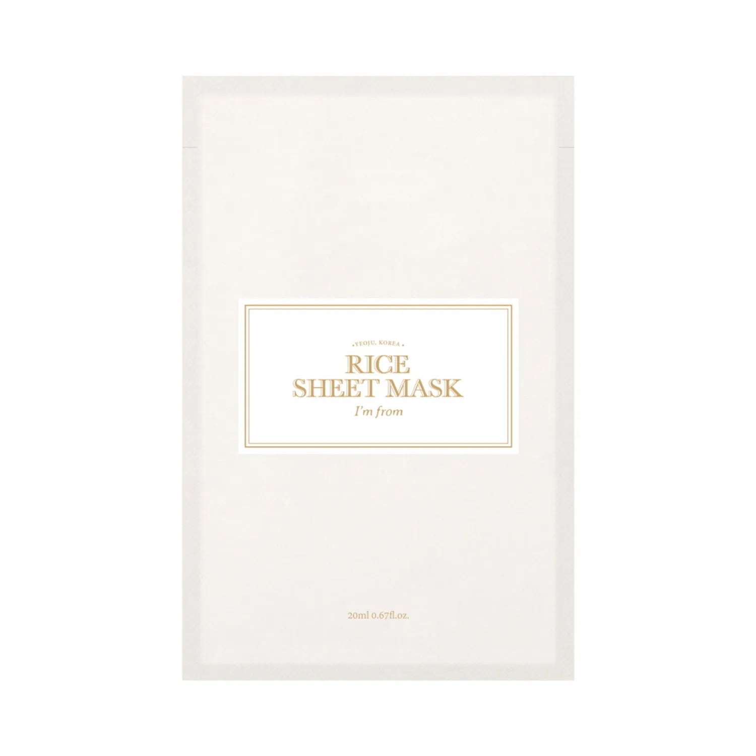 I'm from Rice Sheet Mask 20ml 5P