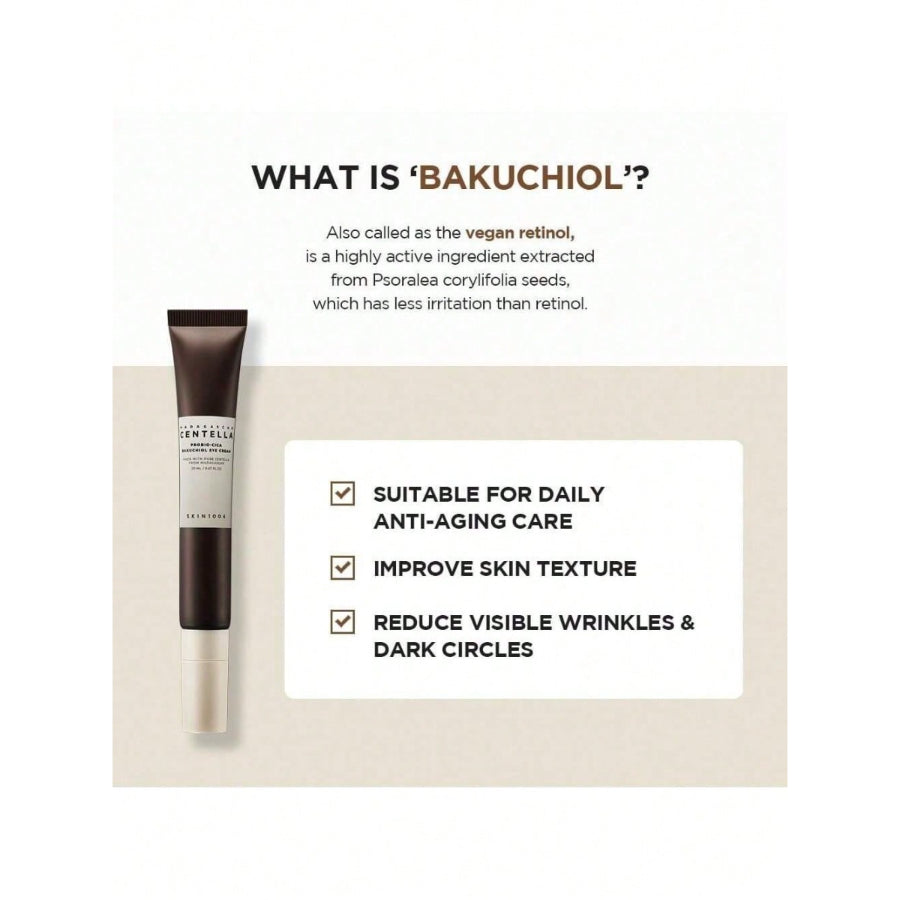 SKIN1004 Madagascar Centella Probio-Cica Bakuchiol Eye Cream 20ML (0.67 Fl.Oz)
