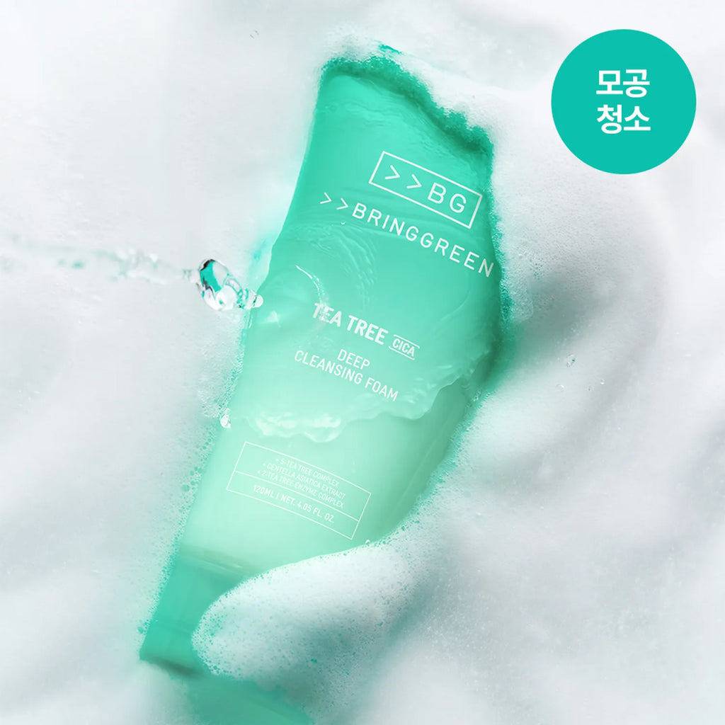 BRINGGREEN Tea Tree Cica Deep Cleansing Foam 200ml