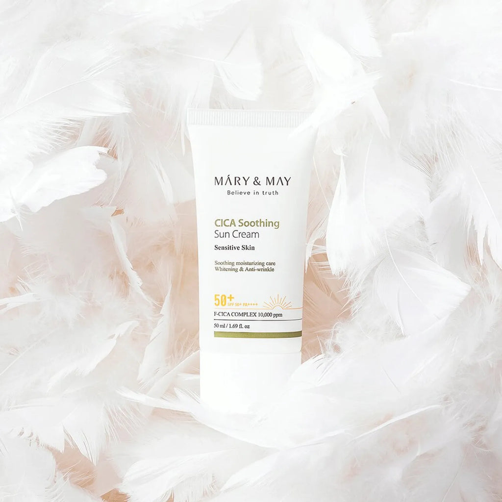 Mary & May Cica Soothing Sun Cream SPF50+ PA++++ 50mL