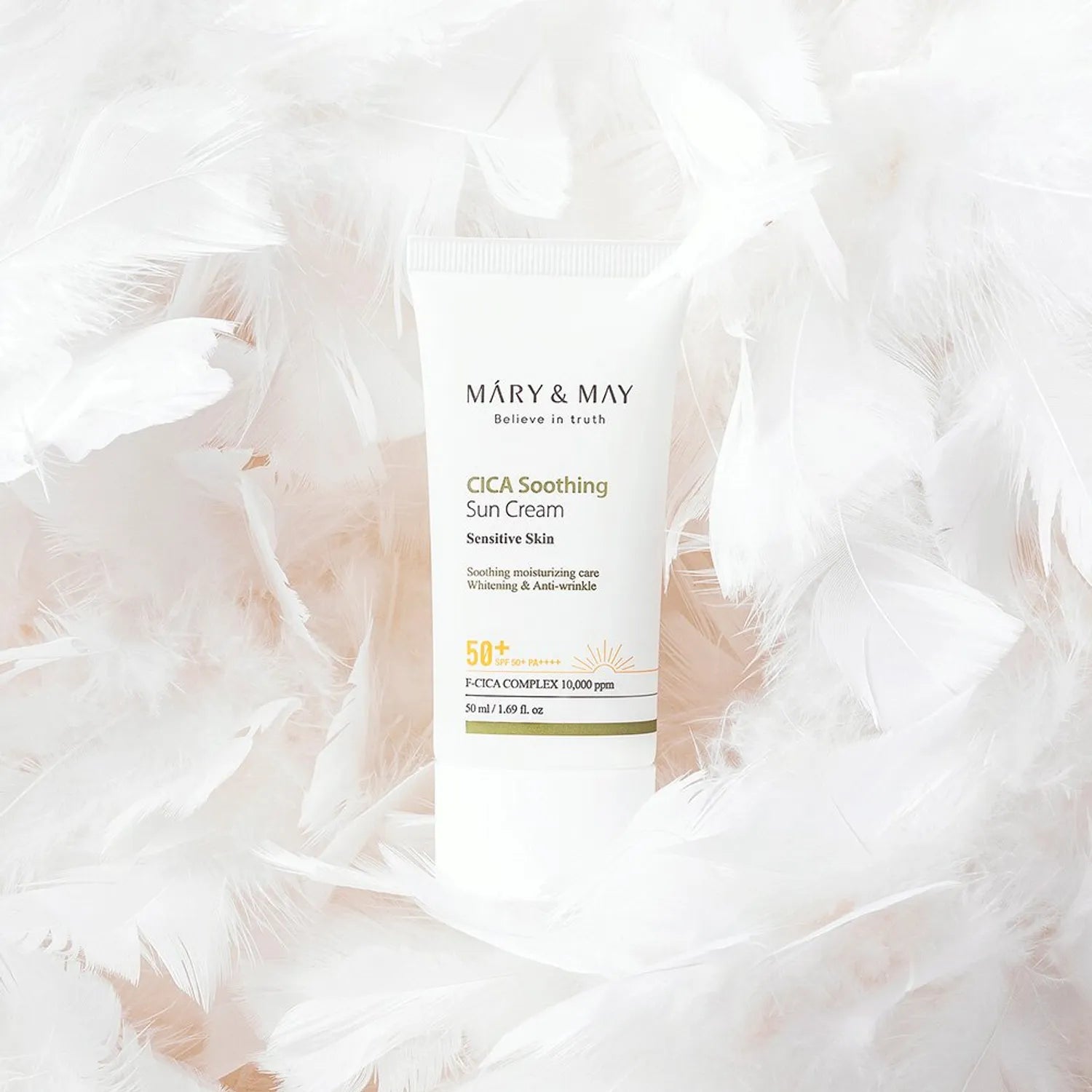 Mary & May Cica Soothing Sun Cream SPF50+ PA++++ 50mL