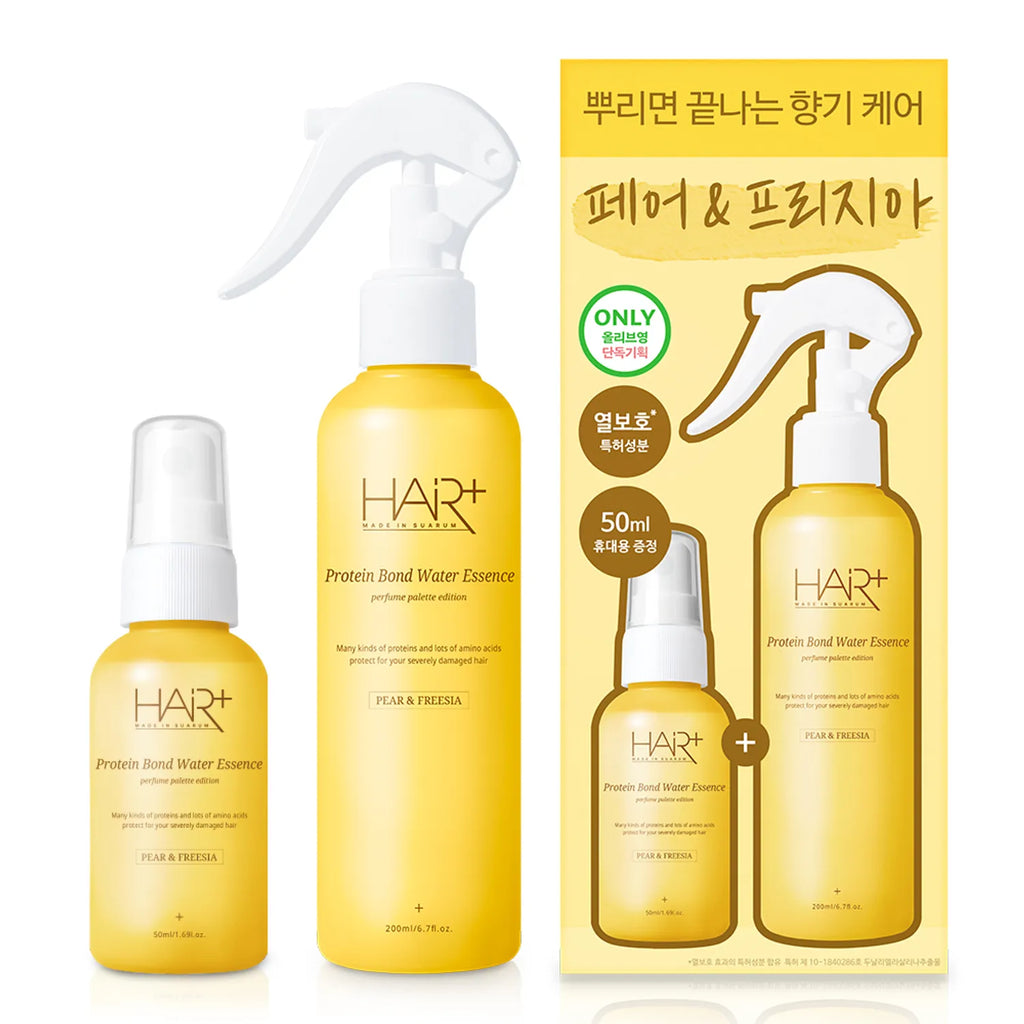 HAIRPLUS Protein Bond Water Essence #Pear & Freesia Set (200ml+50ml)