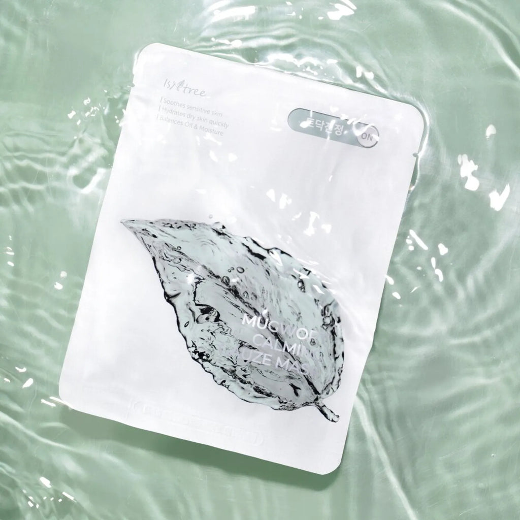 Isntree Mugwort Calming Gauze Mask Sheet 10P