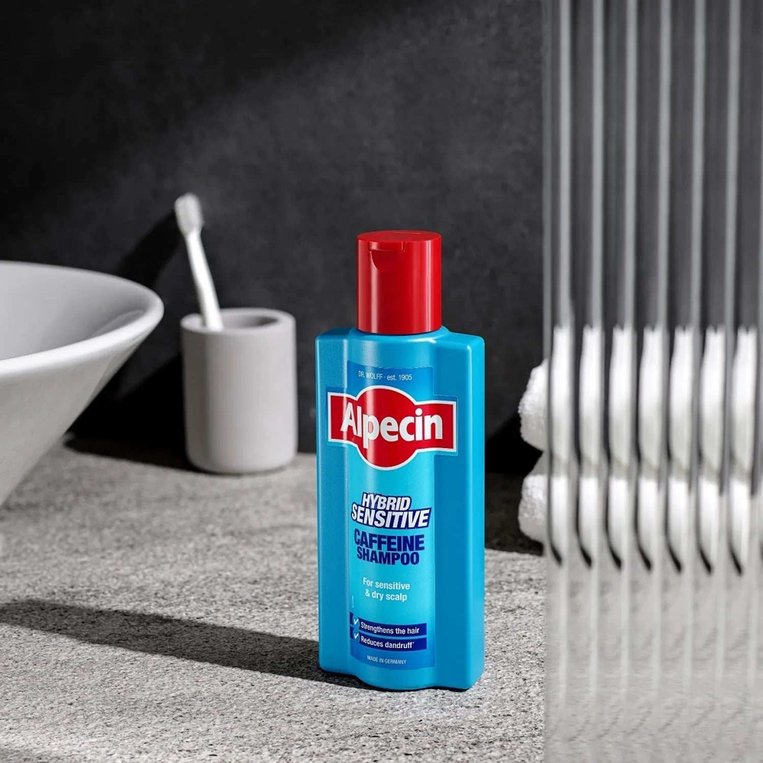 Alpecin Hybrid Caffeine Shampoo 375ml (+Pump)
