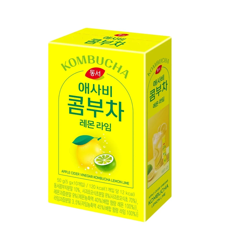 Dongsuh Apple Cider Vinegar Kombucha Lemon Lime 50g (10 Sticks)