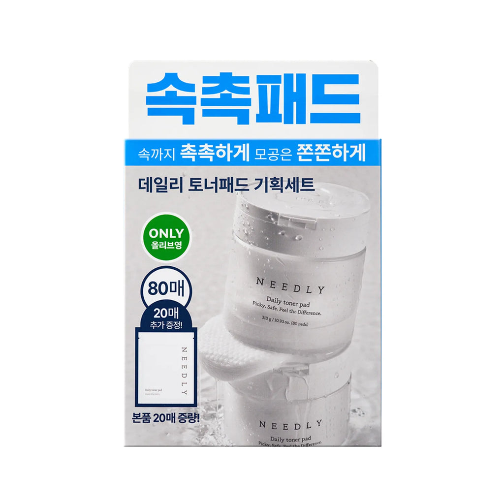 NEEDLY Daily Toner Pad 80 Sheets Set (+20 Sheets)