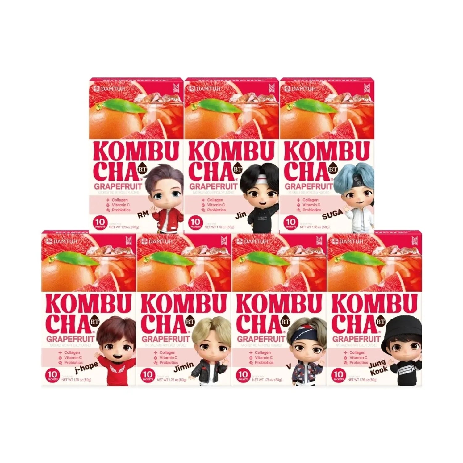 Damtuh Kombucha BT Grapefruit 10T TinyTAN Special Edition