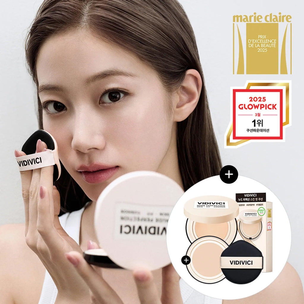 VIDIVICI Nude Perfection Skin Fit Cushion Set (+Refill)