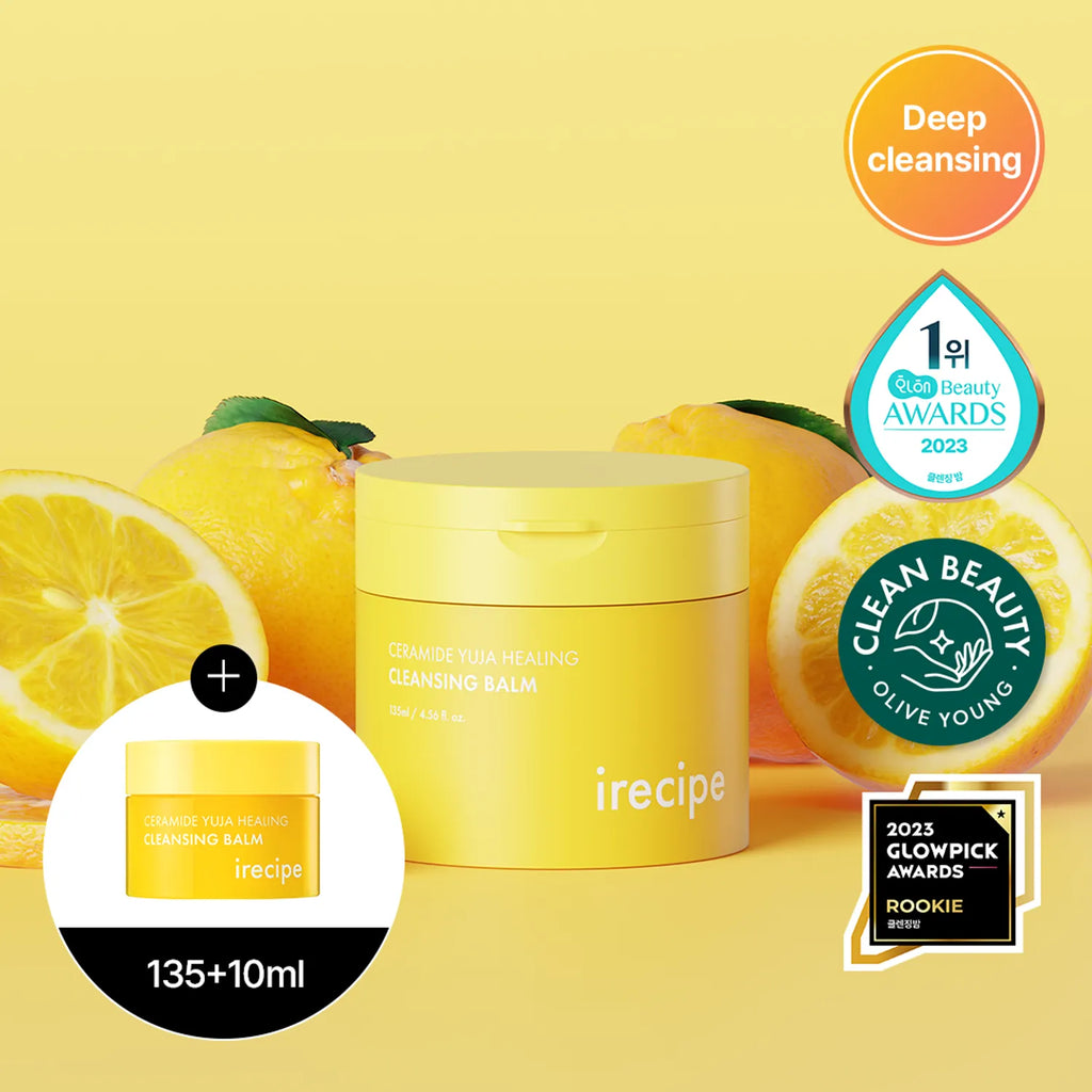 irecipe Ceramide Yuja Healing Cleansing Balm 120g Set (+10g)