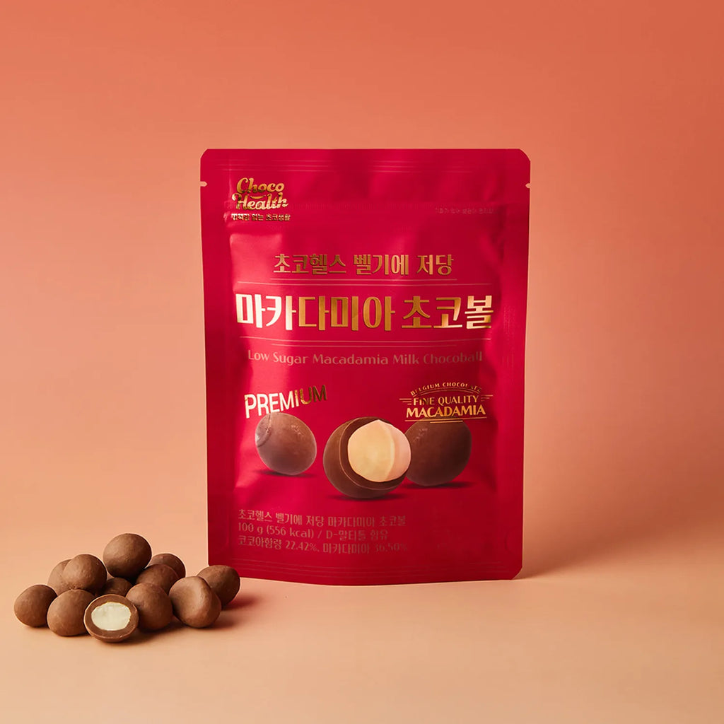 ChocoHealth Low Sugar Macadamia Milk Choco Ball 100g