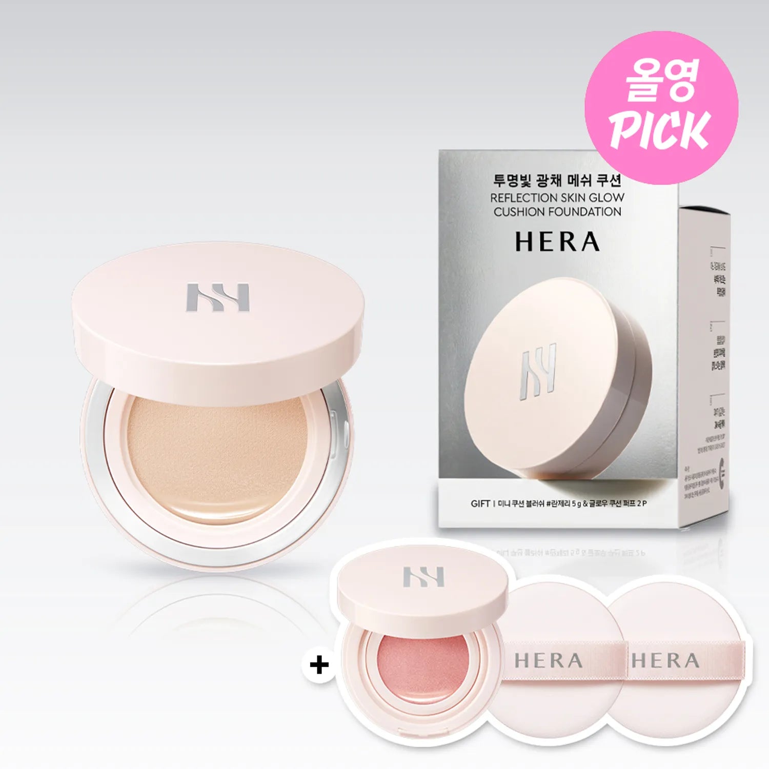 HERA Reflection Skin Glow Cushion Foundation 15g (Set/Single)