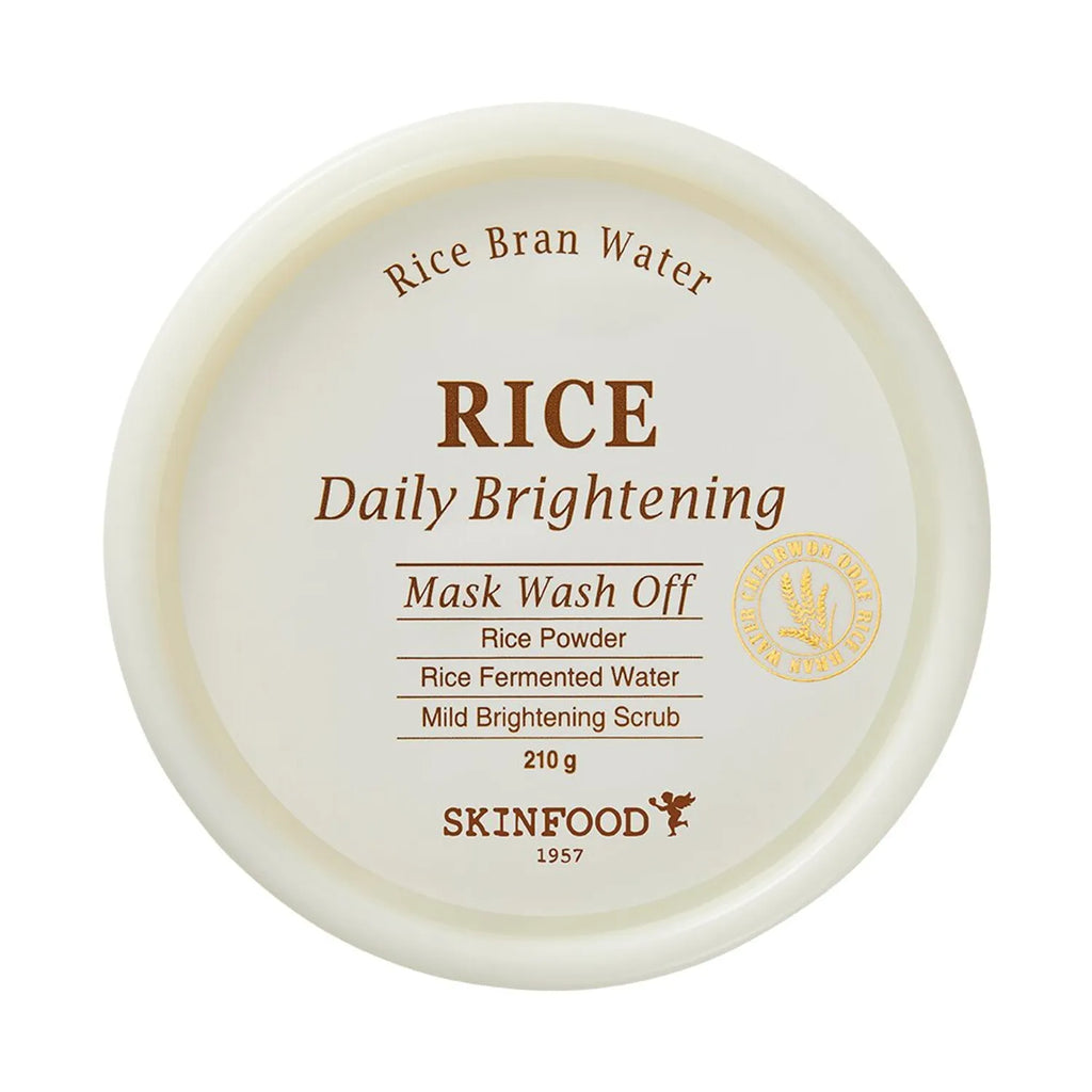 SKIN FOOD Rice Daily Brightening Mask Wash Off 210g