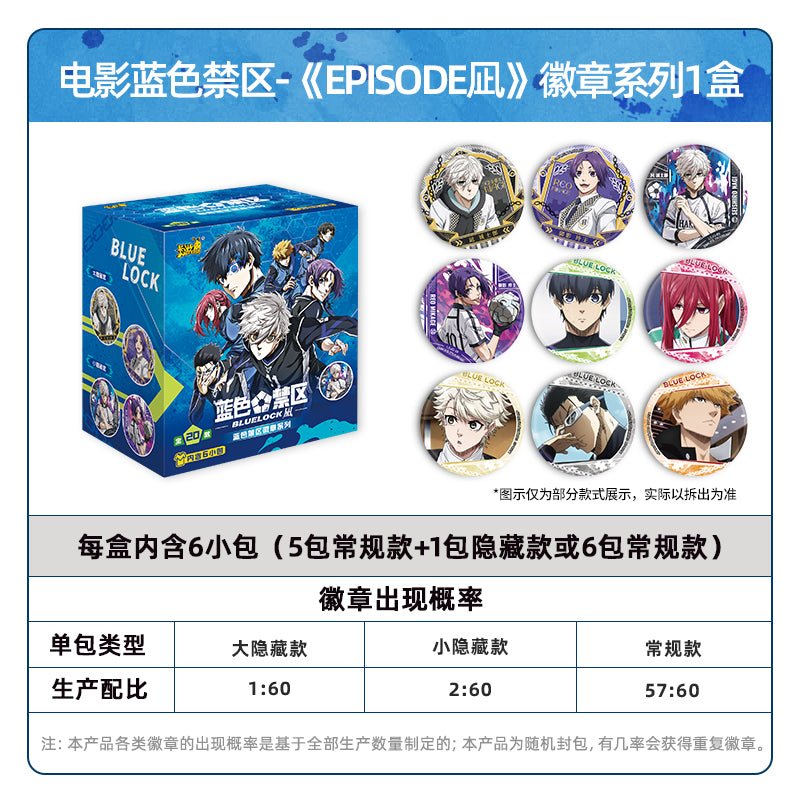 Blue Lock | EPISODE Nagi Series Badge Blind Box