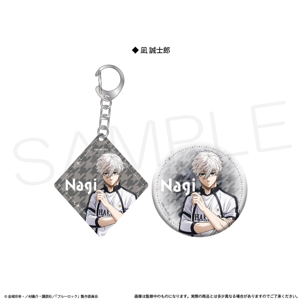 Blue Lock | Nagi & Reo Pendant & Badge & Quicksand Standee Set