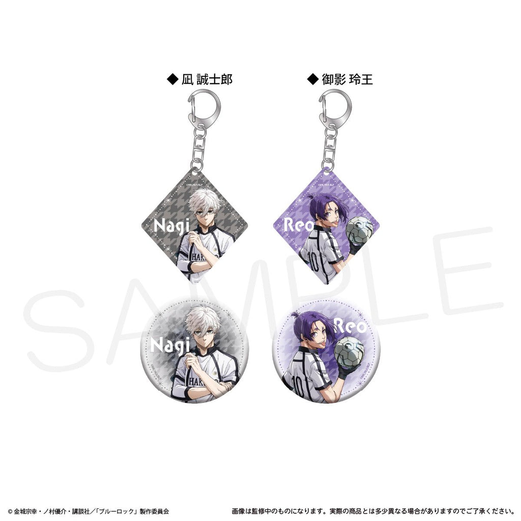 Blue Lock | Nagi & Reo Pendant & Badge & Quicksand Standee Set