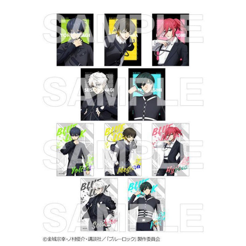 Blue Lock | Shu Dai Suo Lian Feng Series Art Cards & Badge Set AGF- FUNIMECITY