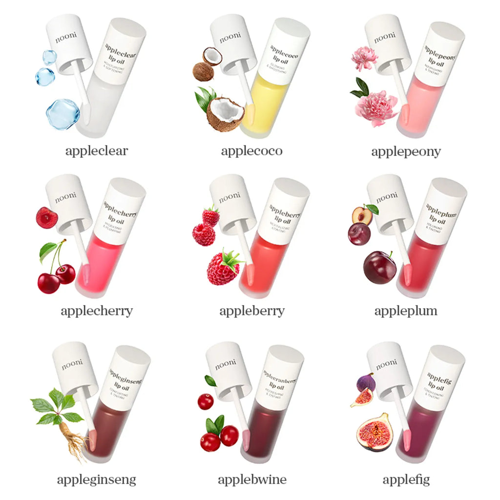 Nooni Apple Lip Oil (11 colors)