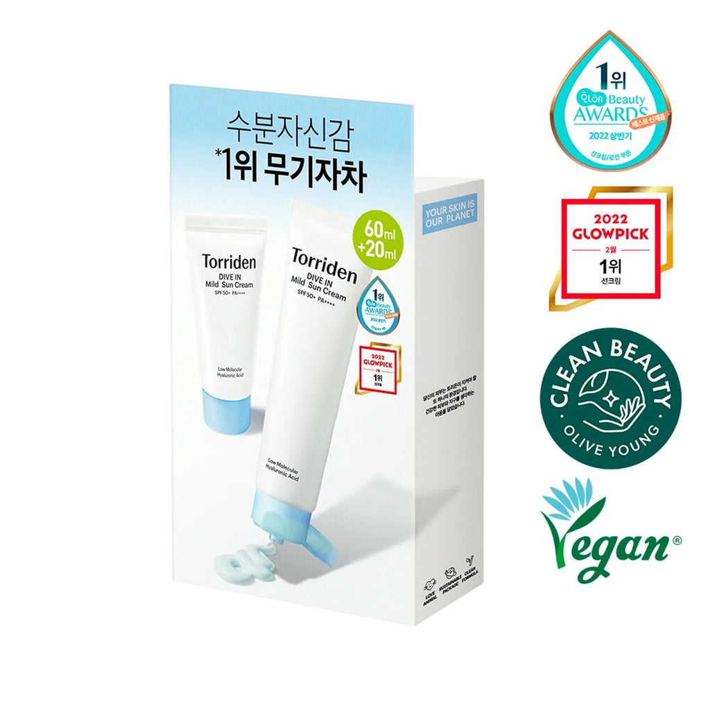 Torriden Dive In Mild Sun Cream 60mL + 20mL Special Set