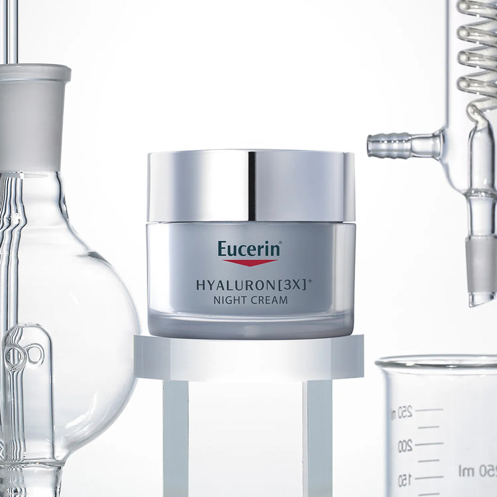 Eucerin Hyaluron 3X Night Cream 50ml Set (+Concentrate 5ml + Epcellin 7ml)