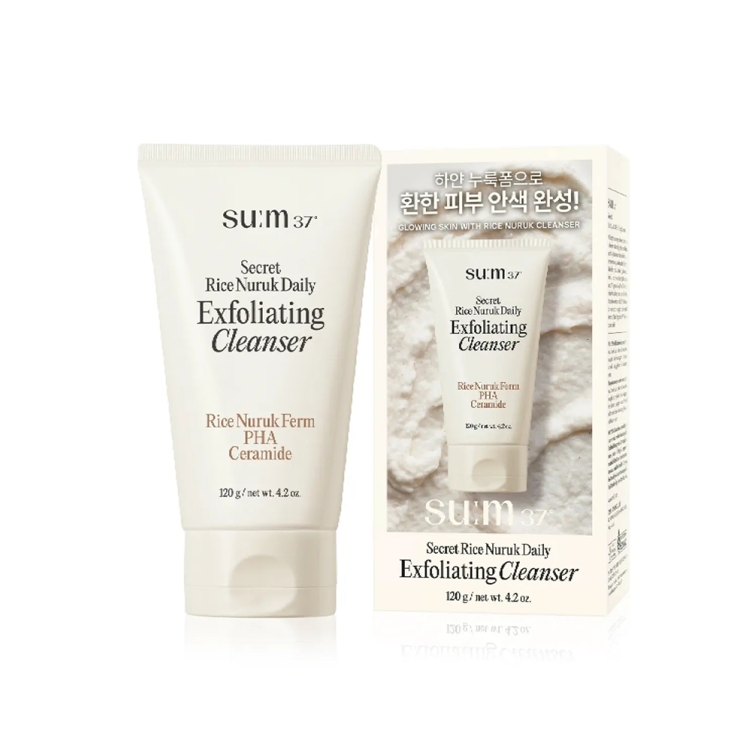 SUM37 Secret Rice Nuruk Daily Exfoliating Cleanser 120ml