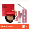 [Set] espoir Be Velvet Cover Cushion (12 Colors)+ Nowear Lipstick Balming Glow + fabric Pouch