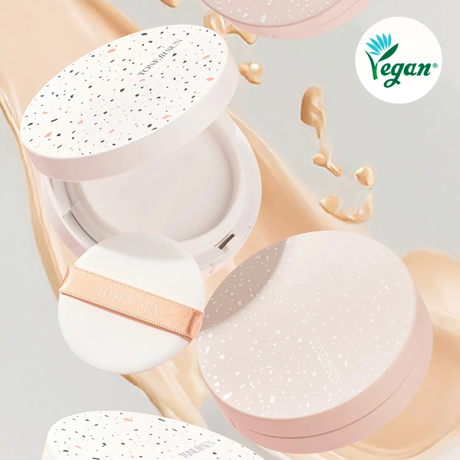 TONEfitSUN Vegan Tone Up Sun Cushion 12g Set (+Refill 12g)