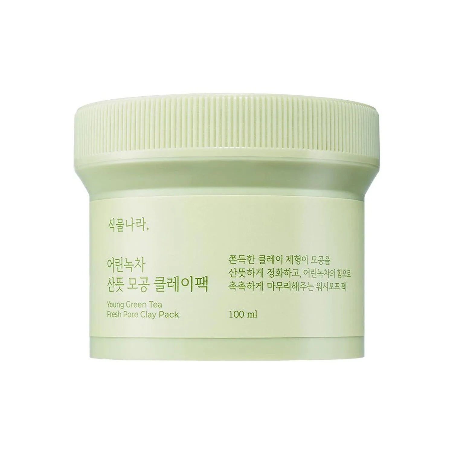 Shingmulnara Young Green Tea Fresh Pore Clay Pack 100ml