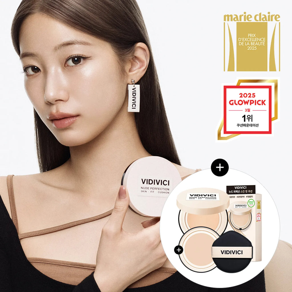 VIDIVICI Nude Perfection Skin Fit Cushion Set (+Refill)