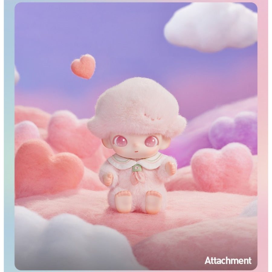 POPMART DIMOO "New Birthday Diary" Series — Vinyl & Plush Keychain Blind Box (1 Random Box)