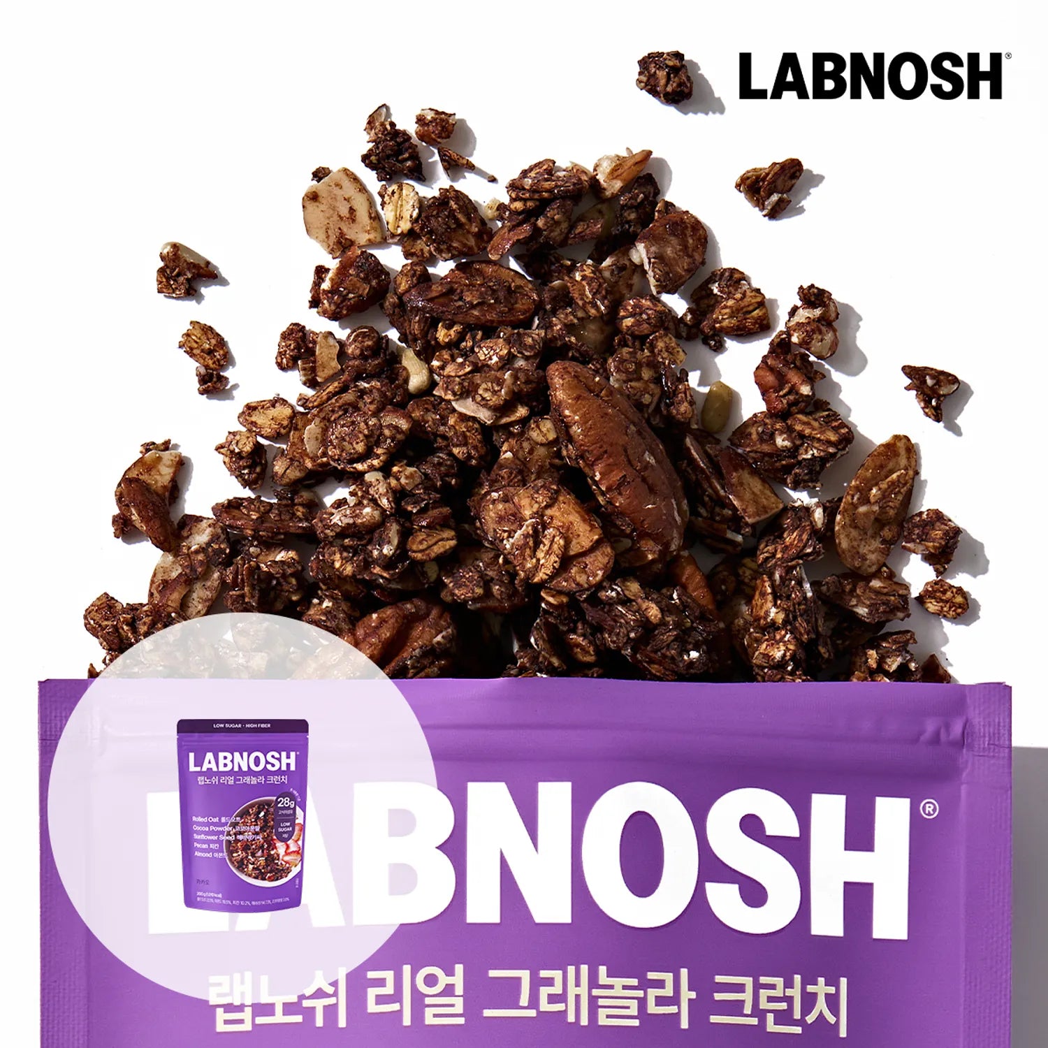 Labnosh Real Granola Crunchy #Cacao 200g