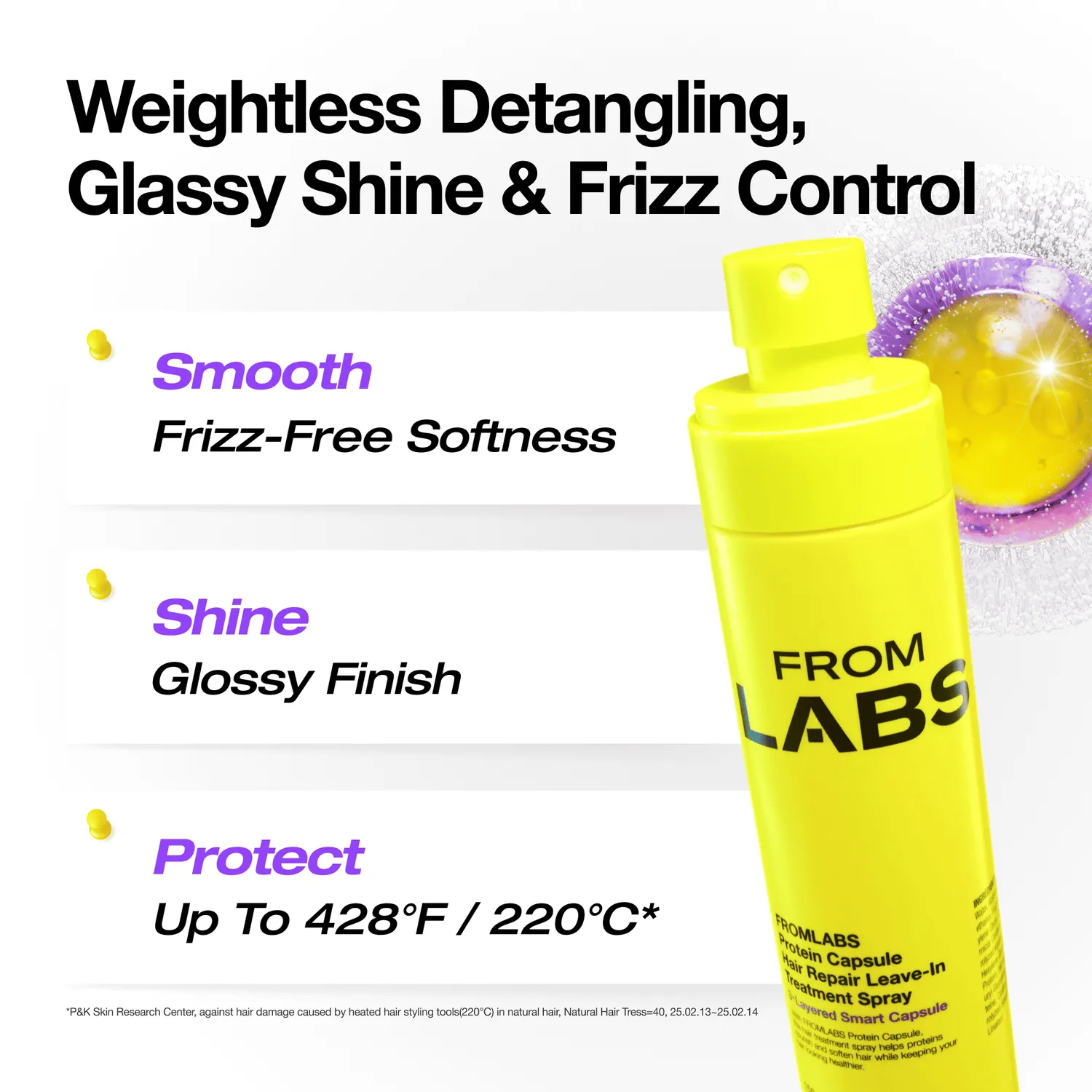 FROMLABS Protein Capsule Hair Repair Leave-In Treatment Spray 150ml