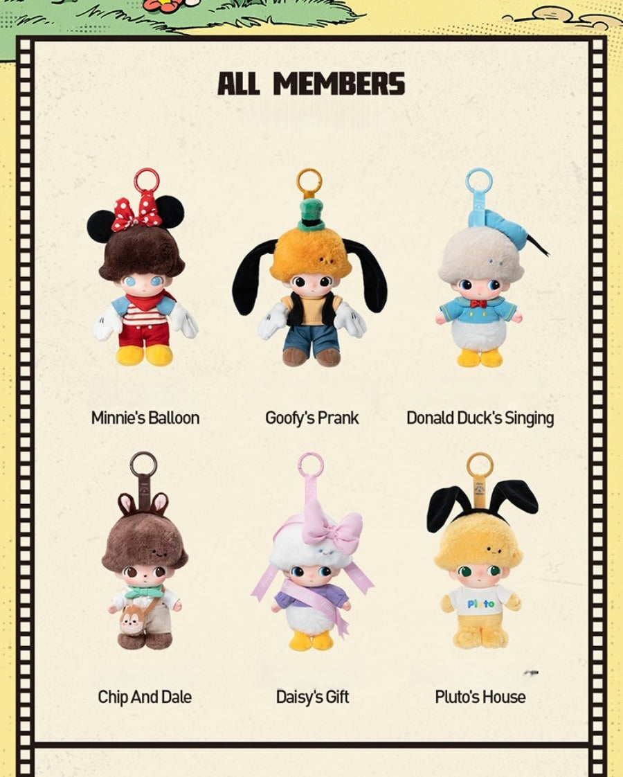 POPMART Disney Series Vinyl Plush Keychains (Random 1 Box)