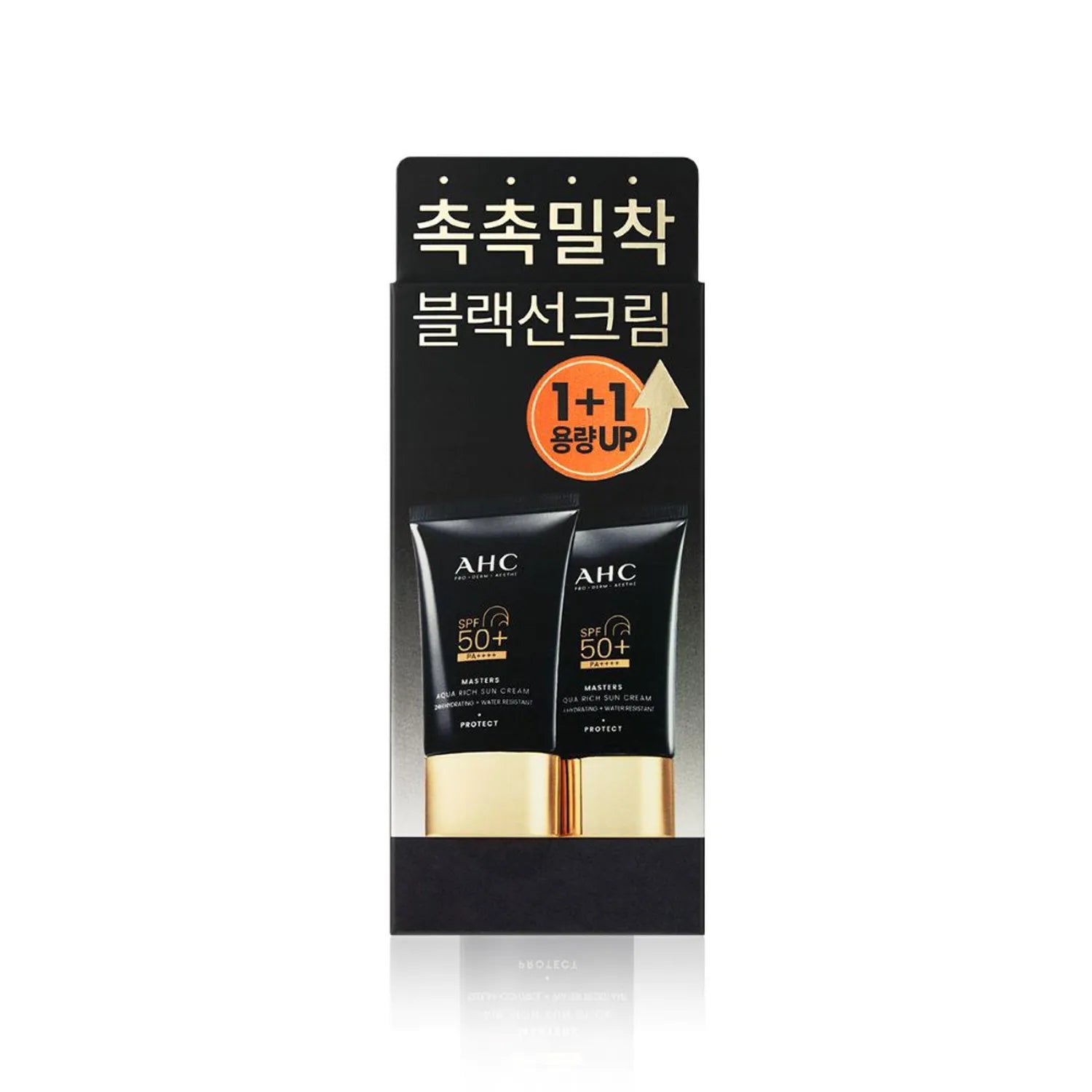 AHC Masters Aqua Rich Sun Cream 50ml 1+1 Set