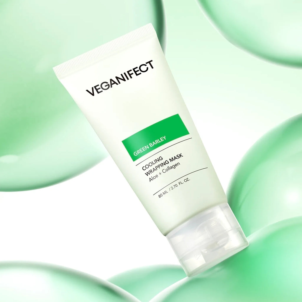 veganifect. Green Barley Aloe Wrapping Mask 80ml