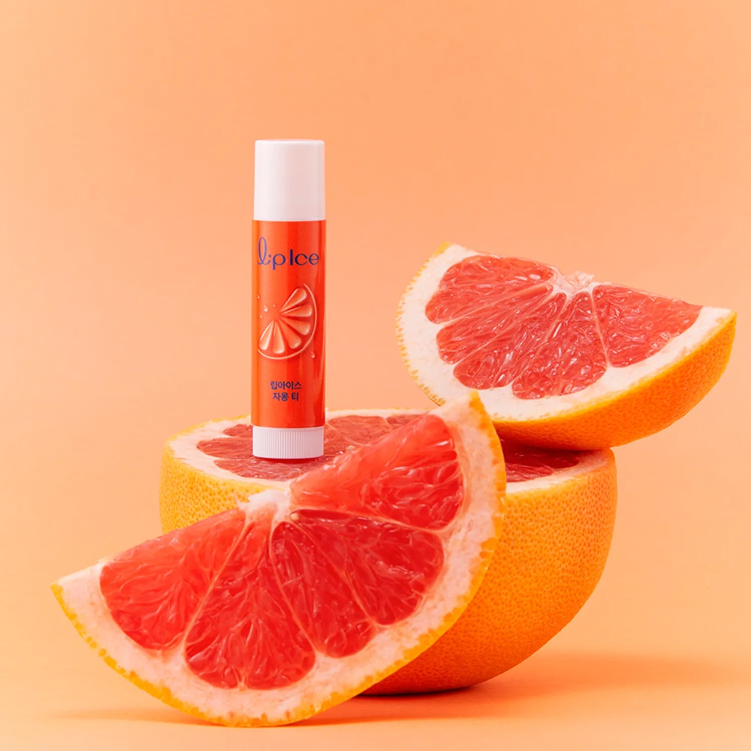 MENTHOLATUM Lip Ice Lip Balm 3.5g #Grape Fruit Tea